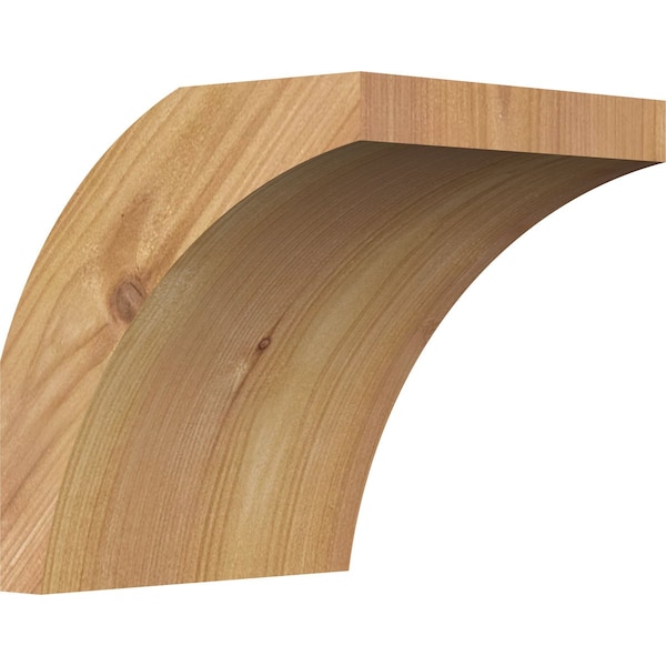 Ekena Millwork 5 1/2"W x 6"D x 6"H Thorton Smooth Knee Brace, Western Red Cedar BRC06X06X06THR00SWR - main